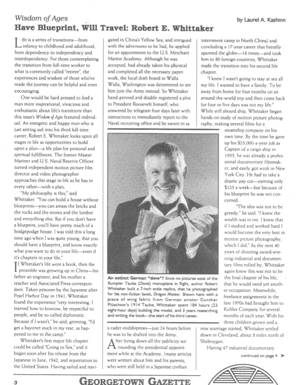 Robert E. Whittaker article